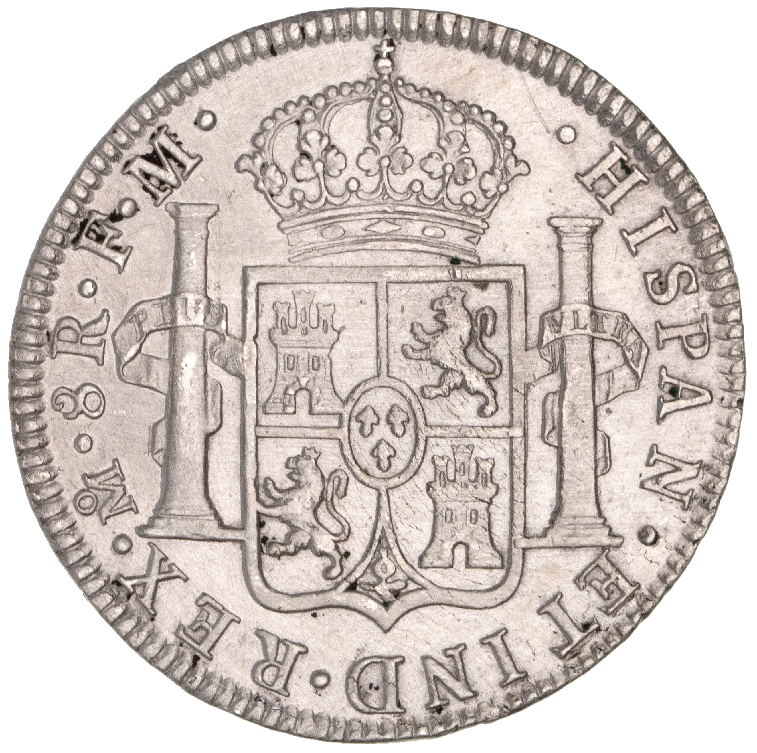 Mexico, Charles III, Eight Reales, 1787-FM, VF