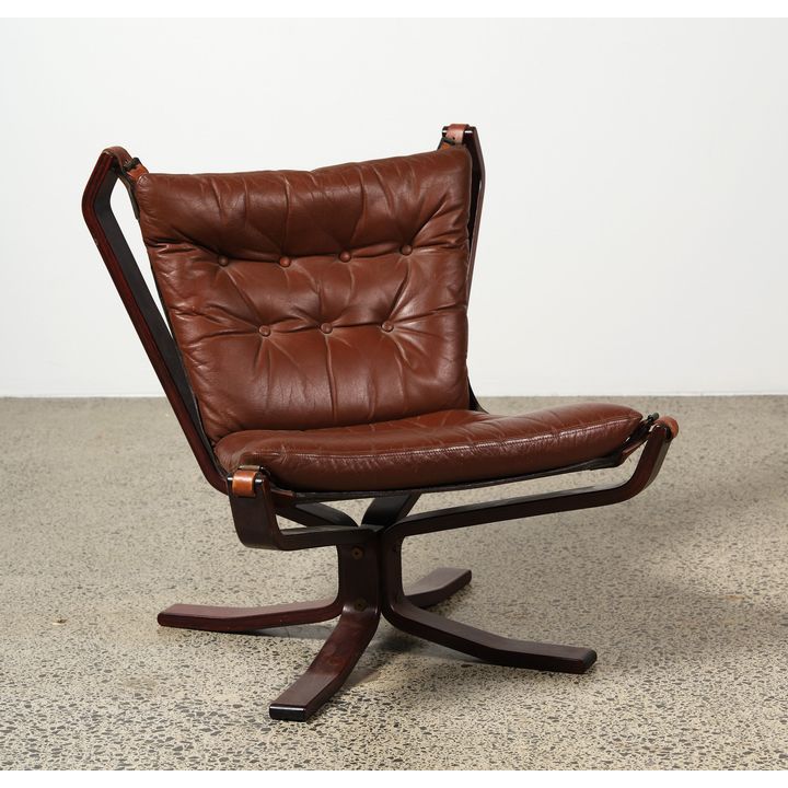 Sigurd Resell (Norway, 1920-2010) for Vatne Møbler, Norway - ‘Falcon’ chair, c. 1970