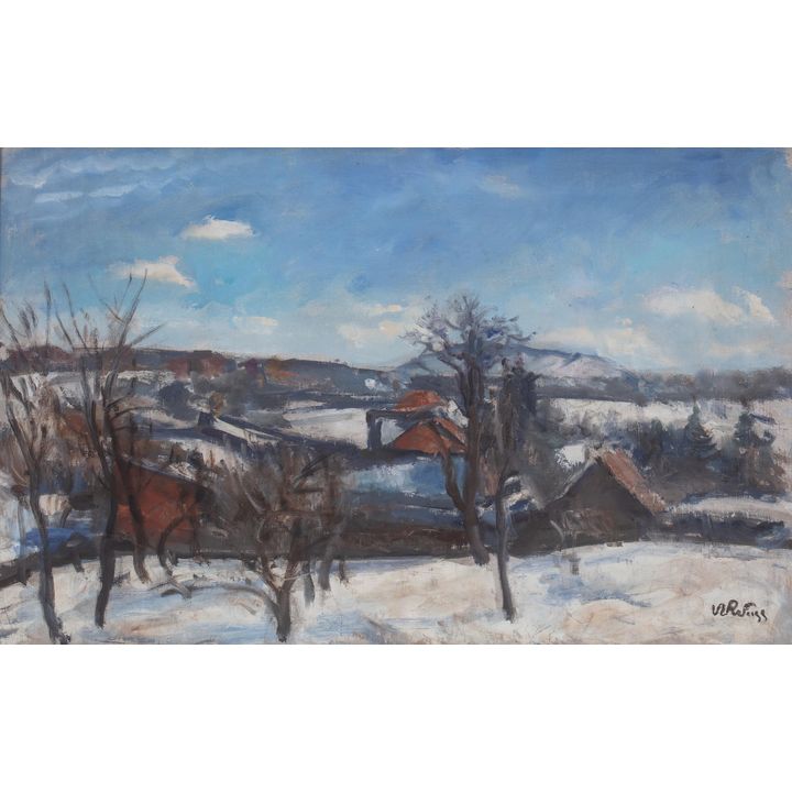 Wojciech Weiss | Zima – Pejzaż z Kalwarii Zebrzydowskiej