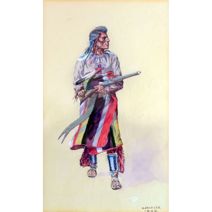 Indian Chief by O.C. Seltzer (1877-1957)