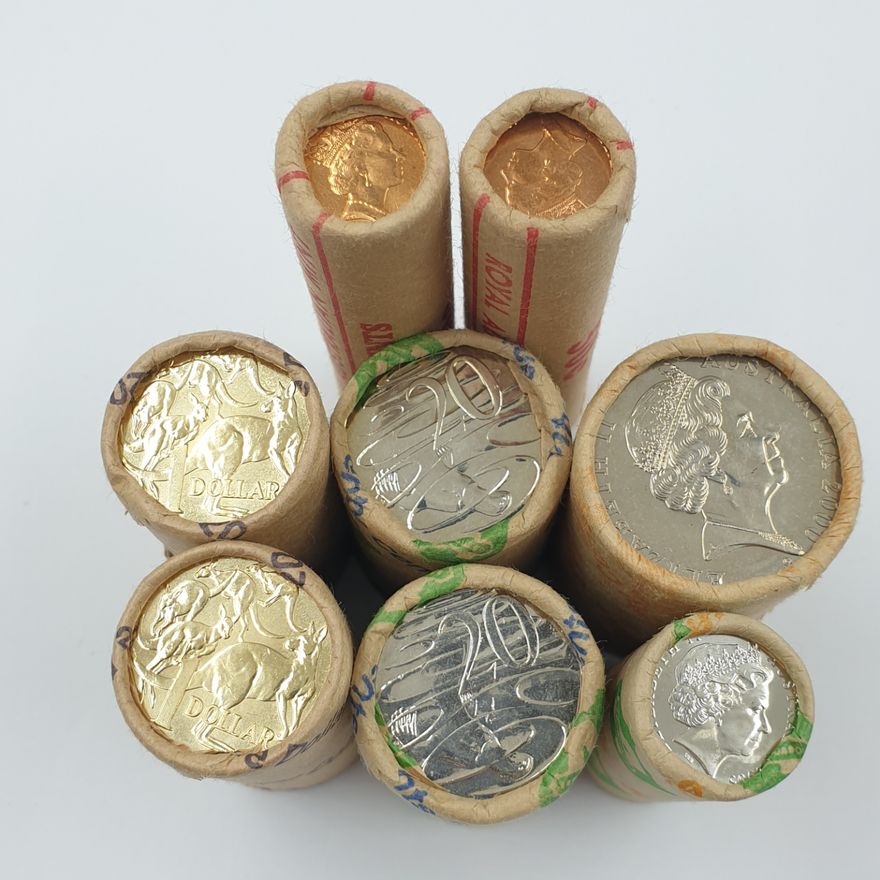 Aus. Coin Rolls (x8)