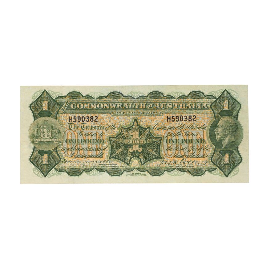 Miller/Collins, One Pound, 1923, aEF