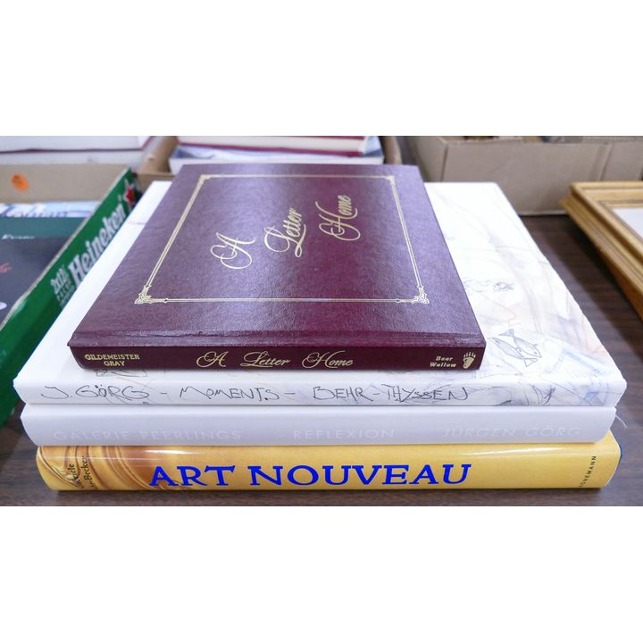 4pc Jurgen Gorg Art Books Etc