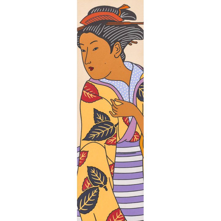 Roger Shimomura ''Terry Toyota #2'' 1980 Acrylic