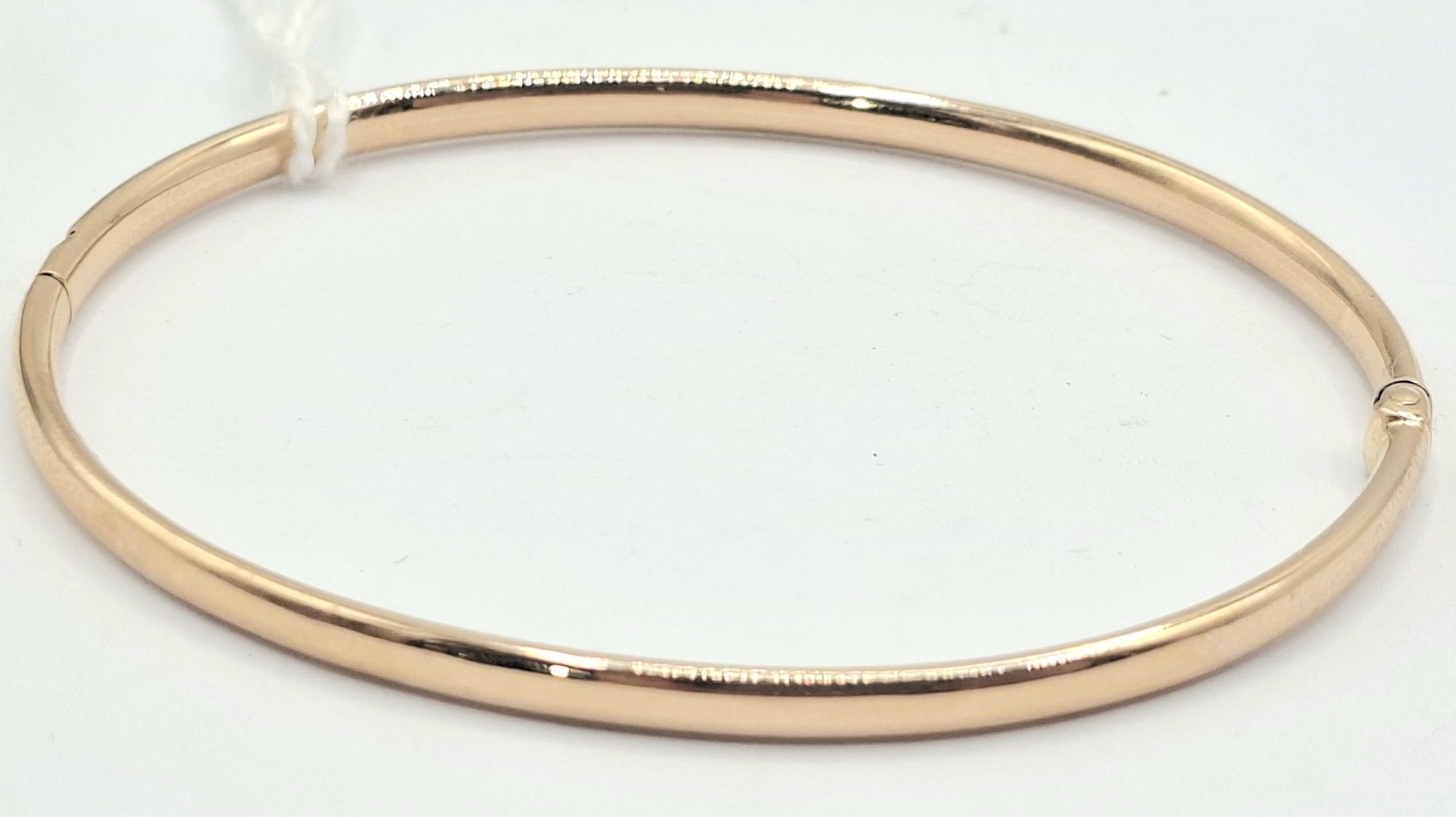 329 · 14CT CLASSICAL HINGED BANGLE