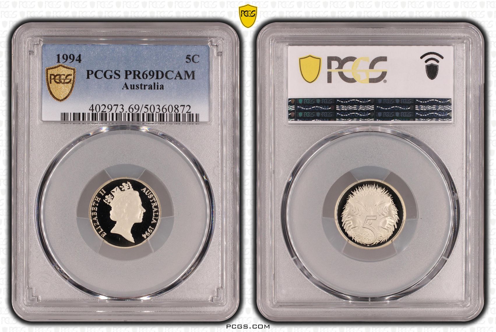 Five Cent, 1994, PCGS PR69DCAM