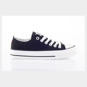Carrera Women's Low Cut Canvas Sneakers - Black/White - UK 4 | PK 51679/70131 B8 (S1)