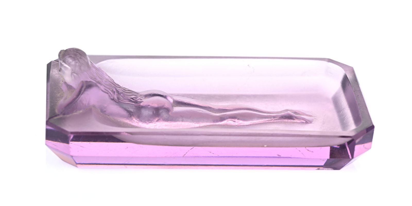 Heinrich Hoffmann (BOHEMIAN, 1875–1939), Meditation' glass pin
