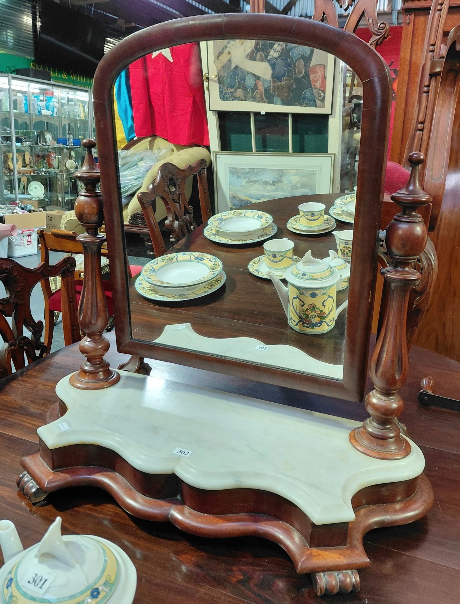 302 · VICTORIAN TOILET MIRROR