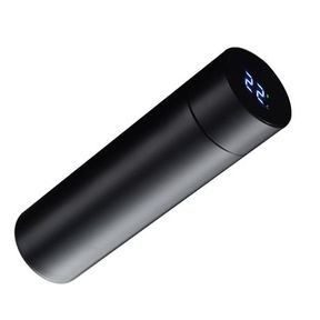500ml Smart Thermos Water Bottle and Coffee Flask with Temperature Display Black |
