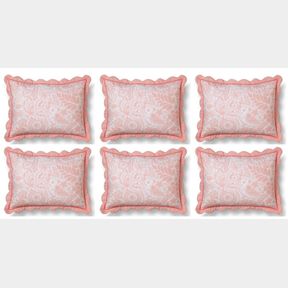 6CPS PILLOWFORT BIRDS SCALLOPED EDGE SHAM 20X26"