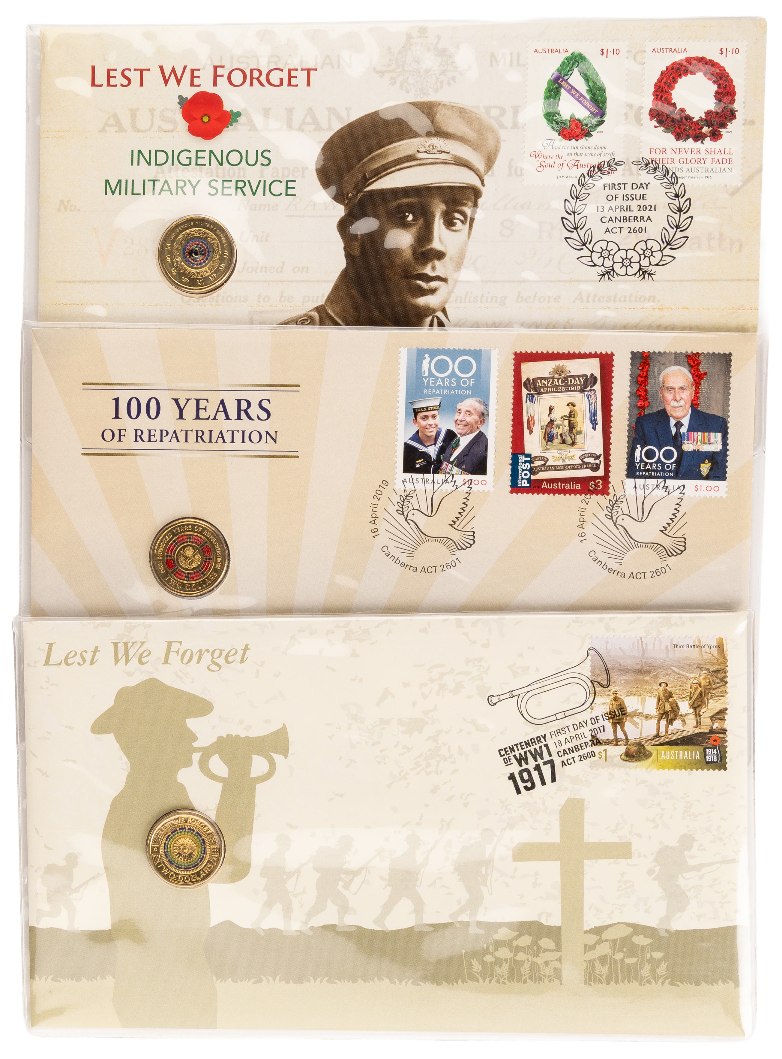 199 · Lest We Forget & Repatriation, Two Dollars, 2017 - 2021,  UNC