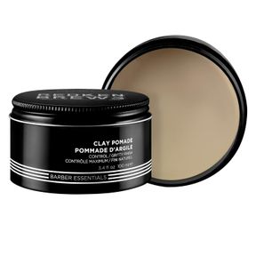 REDKEN BREWS CLAY POMADE FOR MEN - VOLUMIZES WITH LONG-LASTING HIGH HOLD AND MATTE FINISH, FOR FINE AND MEDIUM HAIR TYPES