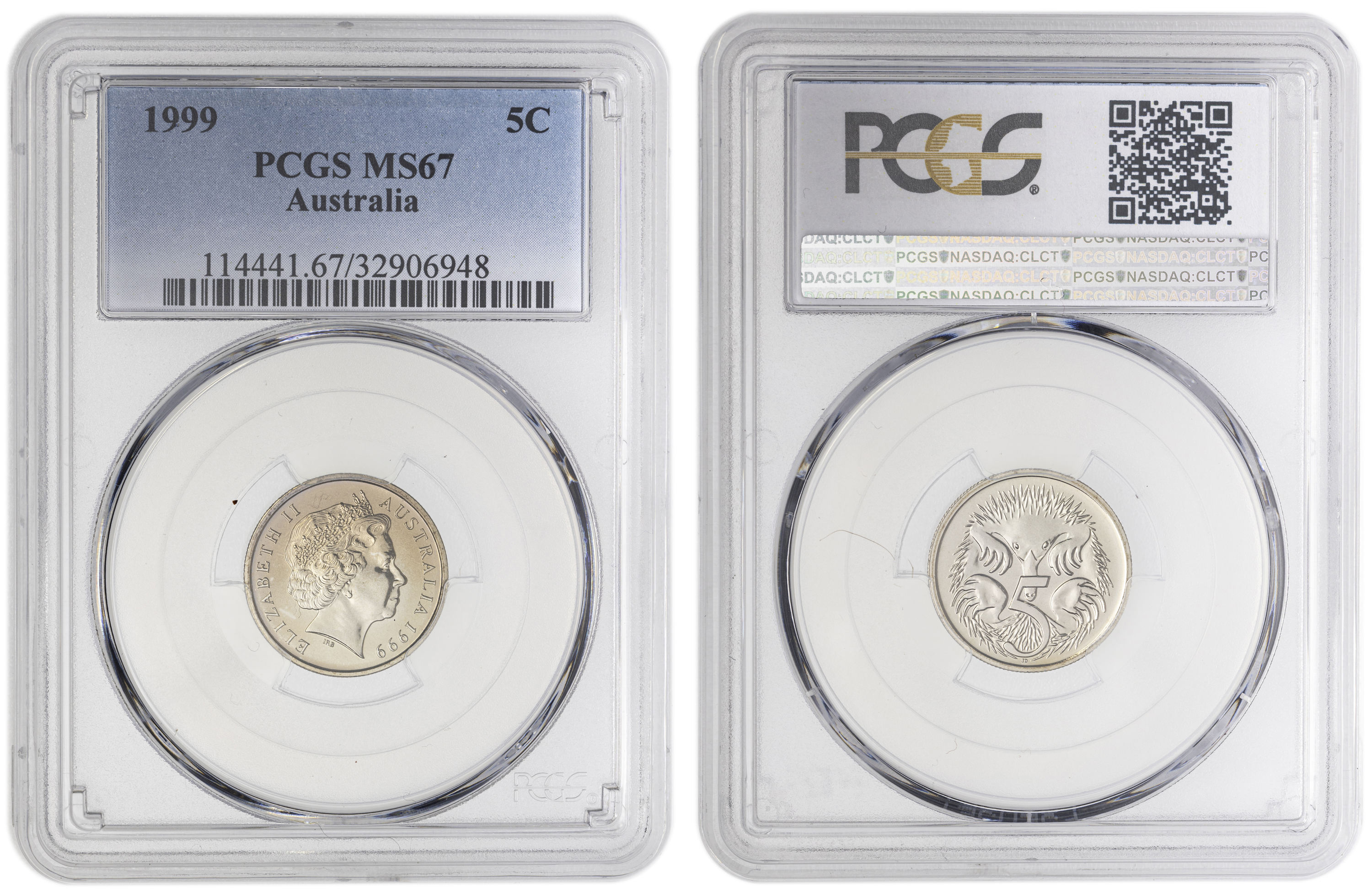 , Five Cent, 1999, PCGS MS67