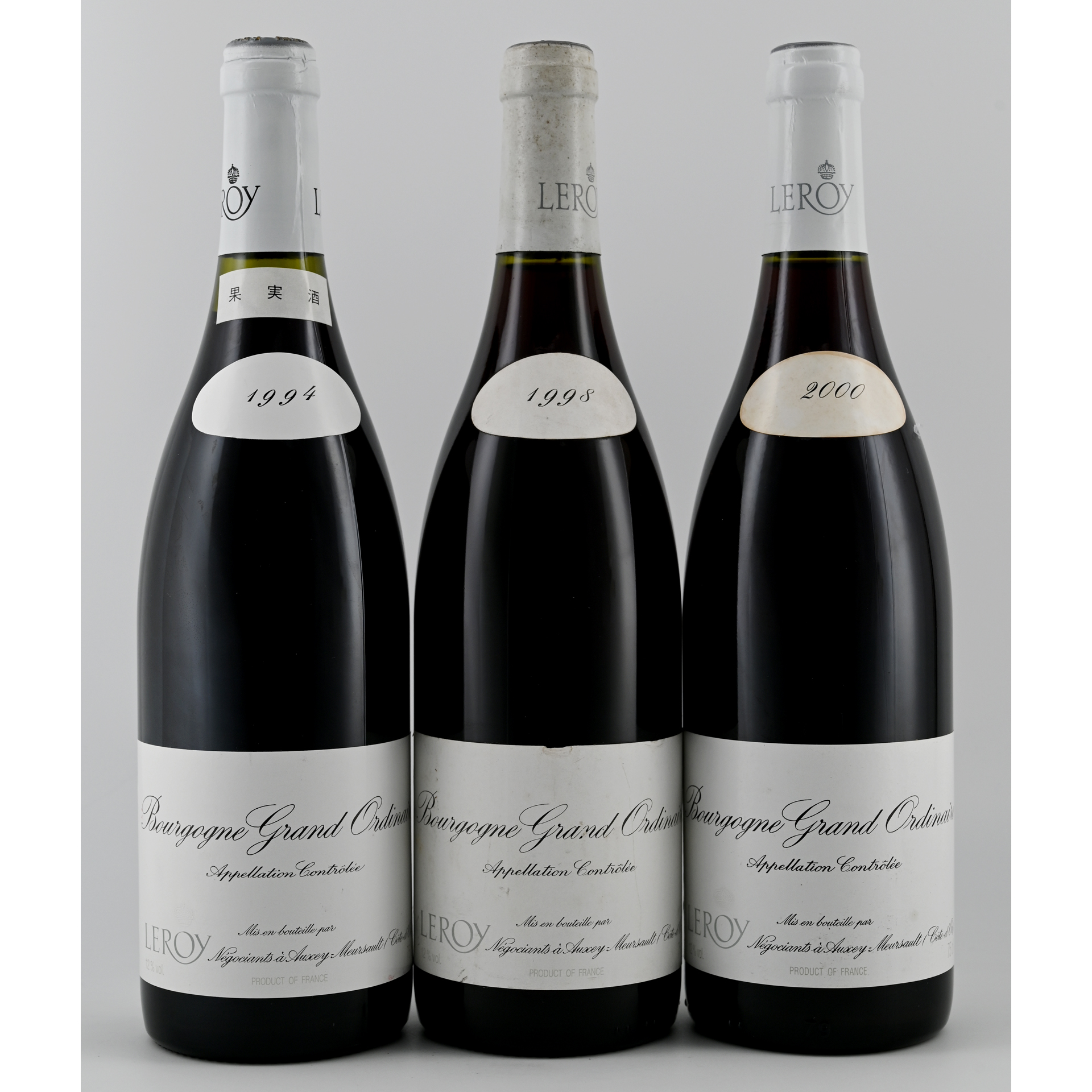 LEROY Bourgogne Grand Ordinaire 1994 ルロワ LEROY Bourgogne Grand Ordinaire 1994 ルロワ ワイン