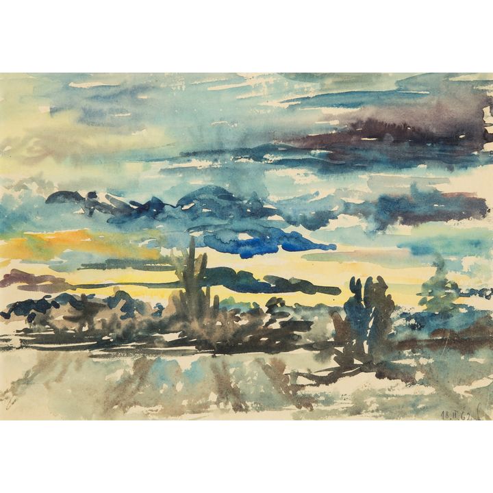 Aleksandra Stachowska | Pejzaż, 1962 r.