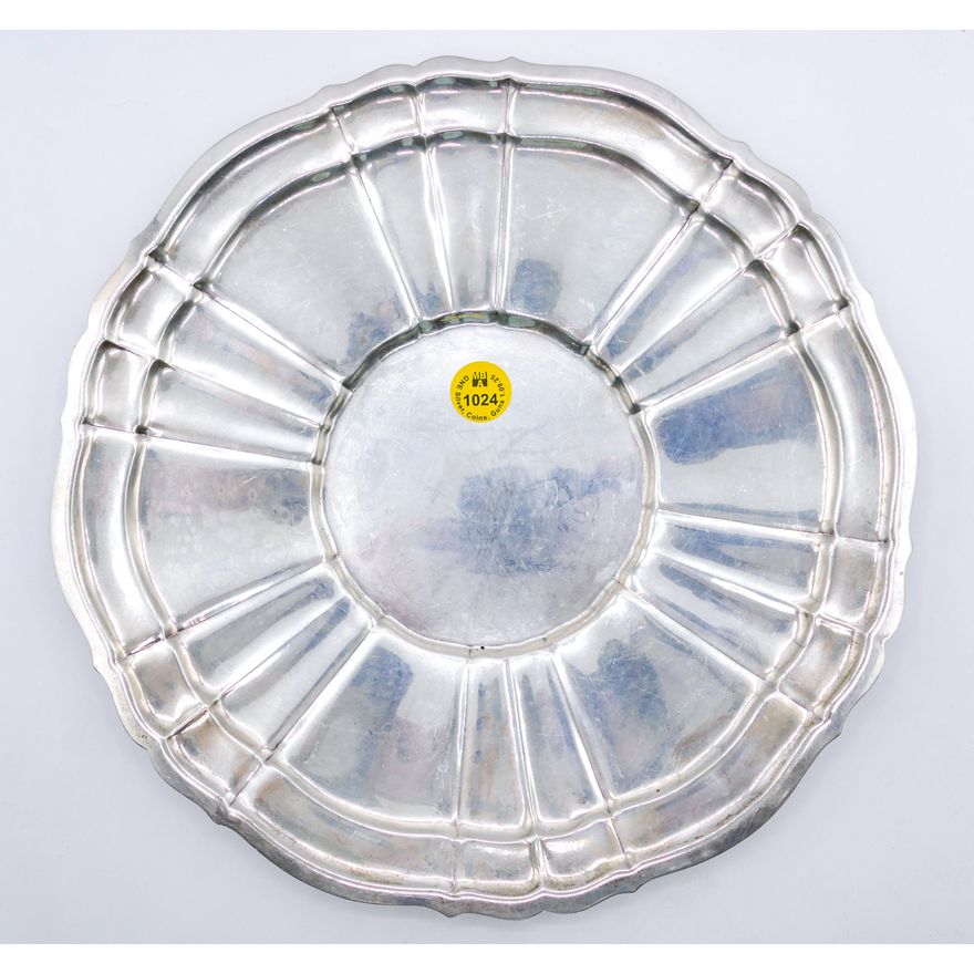 Gorham Chippendale Sterling Round Tray 10'' - 443 Grams