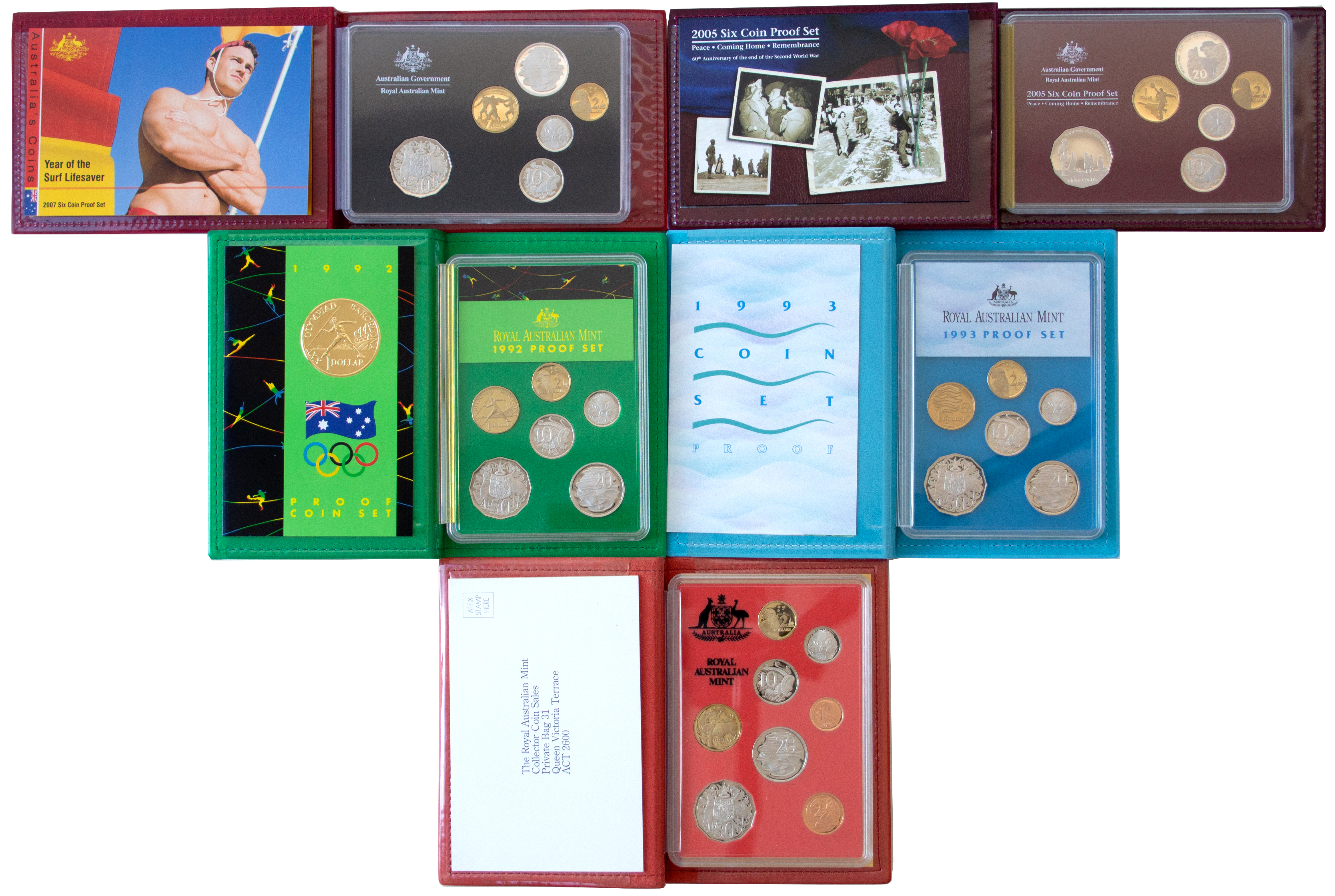 Accumulation, Elizabeth II, Proof Set, FDC