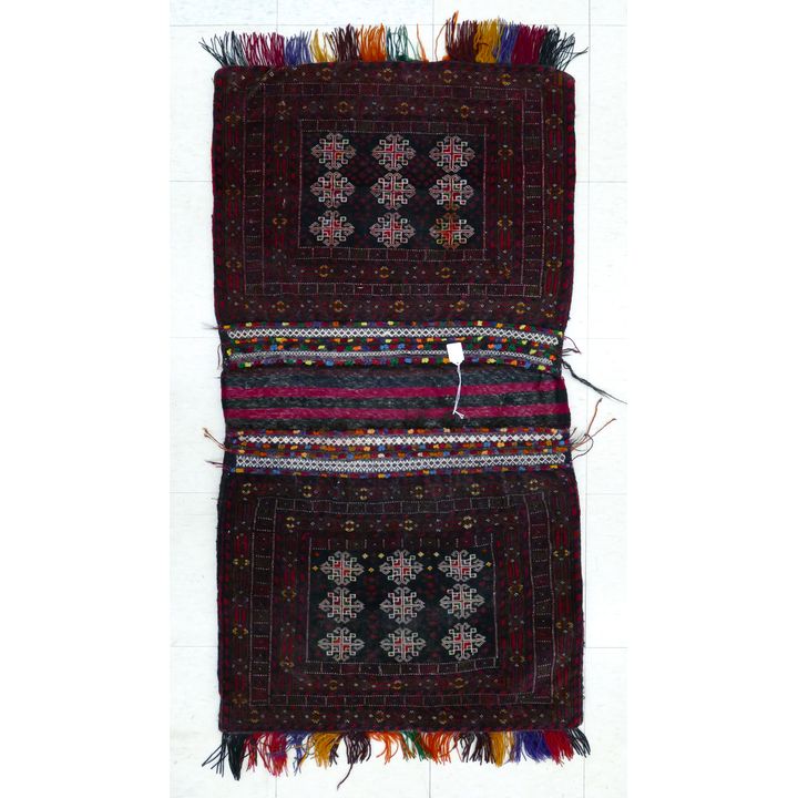 Fine Persian Oriental Rug Saddle Bag 4'3''x2'3''