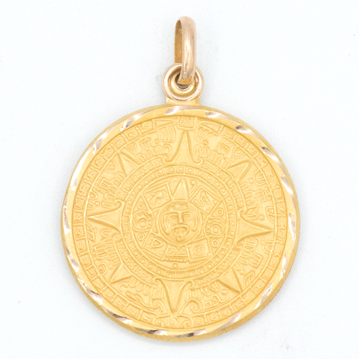 Medalla de calendario azteca