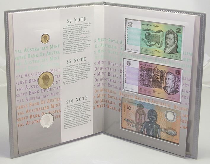 1988 RAM / RBA Bicentennial Coin & Note Collection - Folder