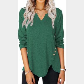 LYLINAN WOMENS TOPS LONG SLEEVE SHIRTS V NECK SWEATSHIRT FOR WOMEN SWEATERS 2023 FALL FASHION TRENDY OUTFITS TUNIC FASHION BLOUSES