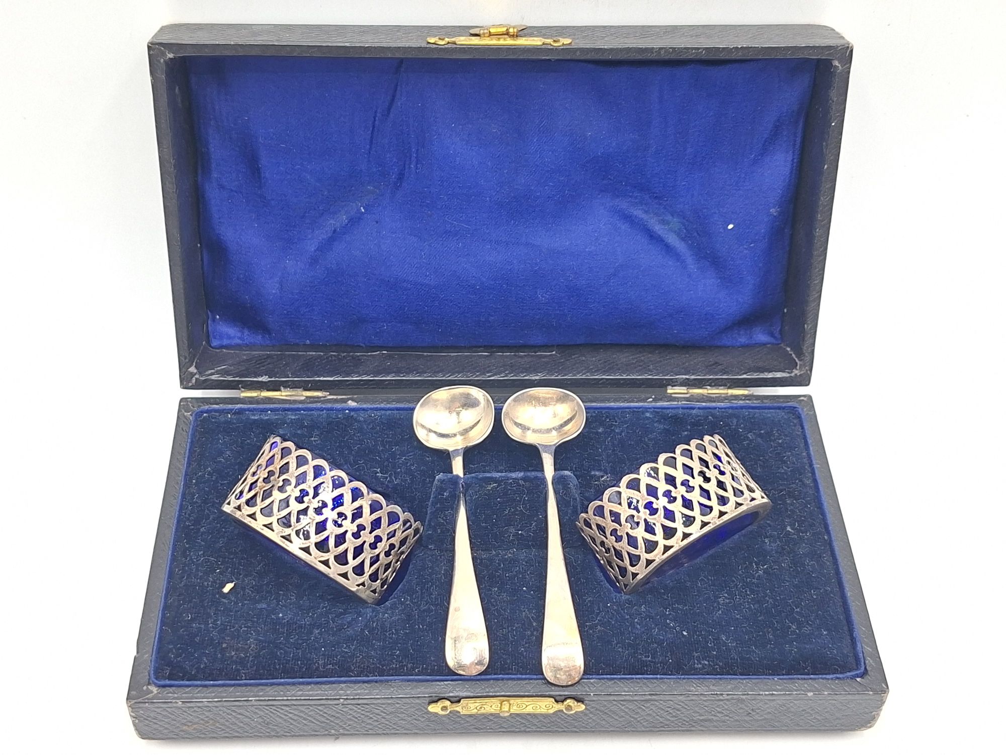 153 · STERLING SILVER SALT CELLARS