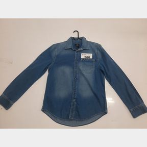 LEE - MENS LAZY S LONG SLEEVE DENIM SHIRT - MID SHADE - M MEN