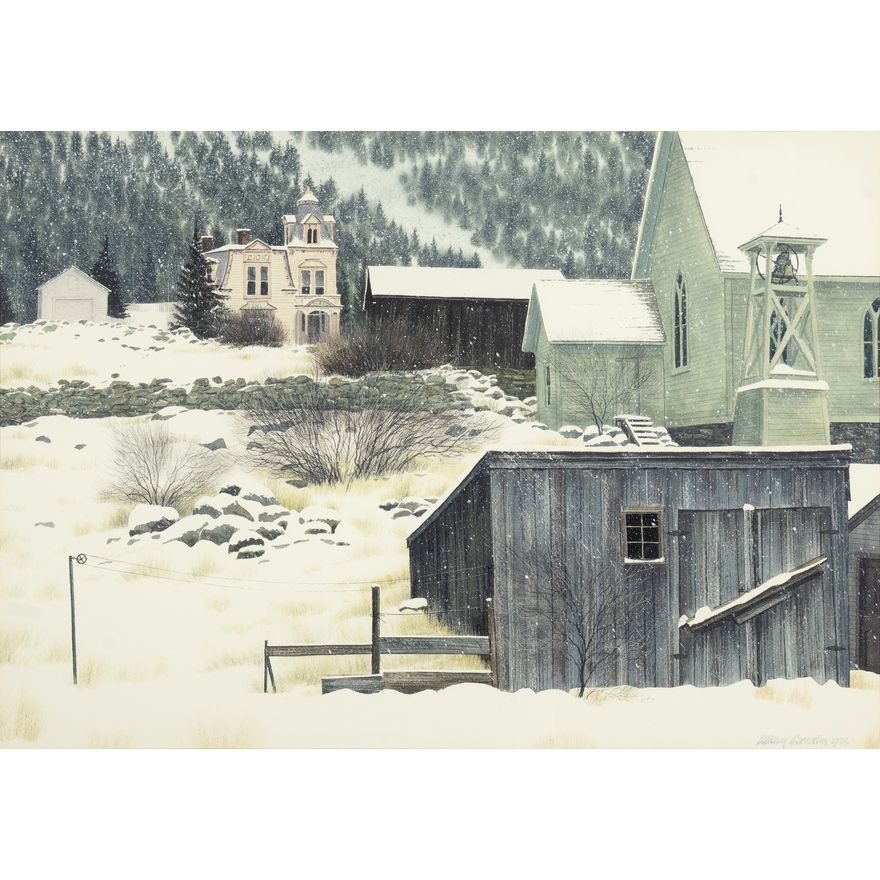 William Breedon (20th Century), Backyards, 1978