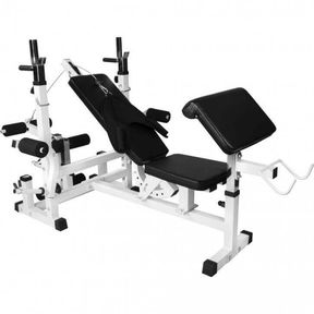 GOIRLLA SPORTS SA Universal Weight Bench Workstation White Universal Weight Bench Workstation White|INCOMPLETE