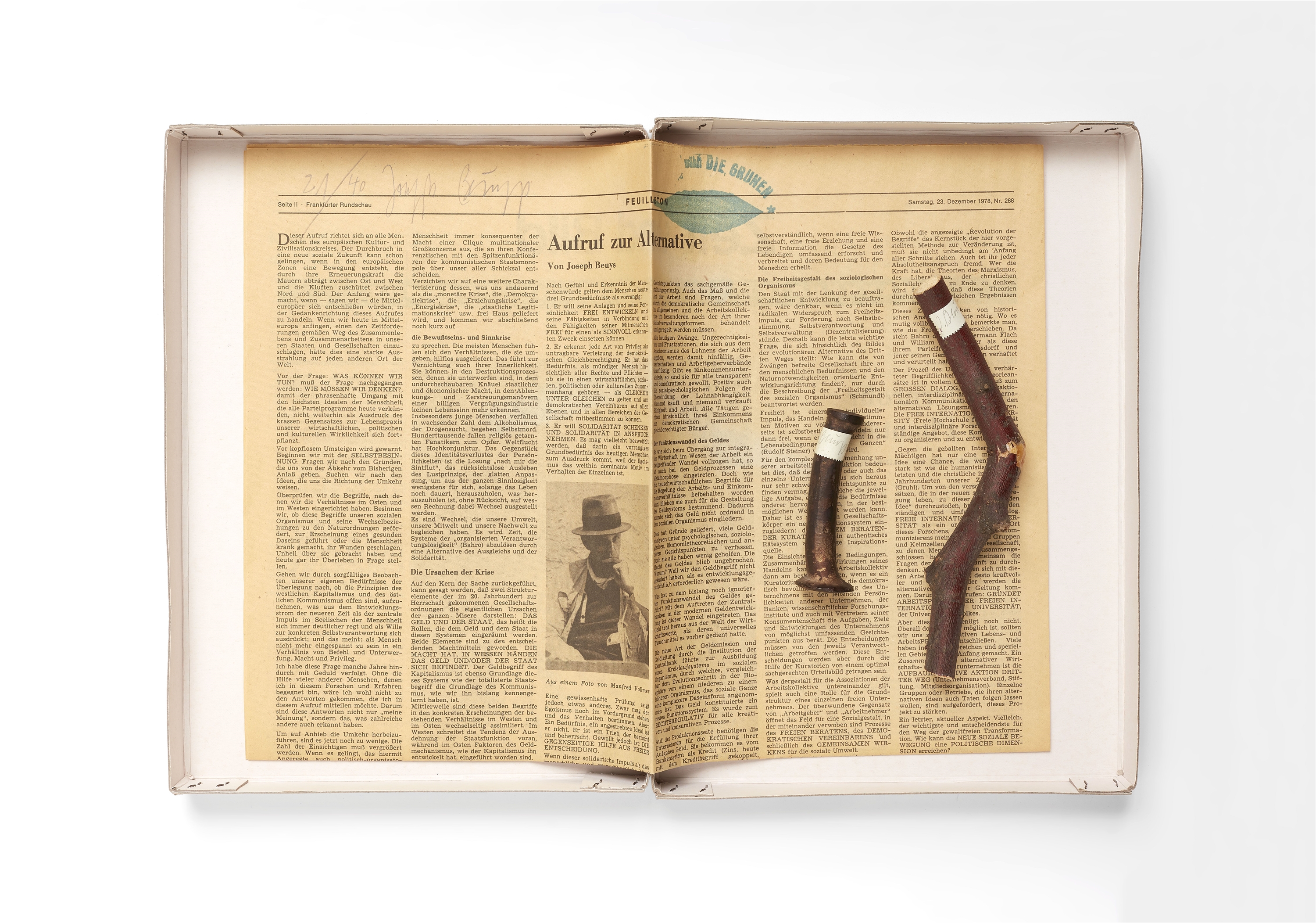 Joseph Beuys Aufruf zur Alternative 1980