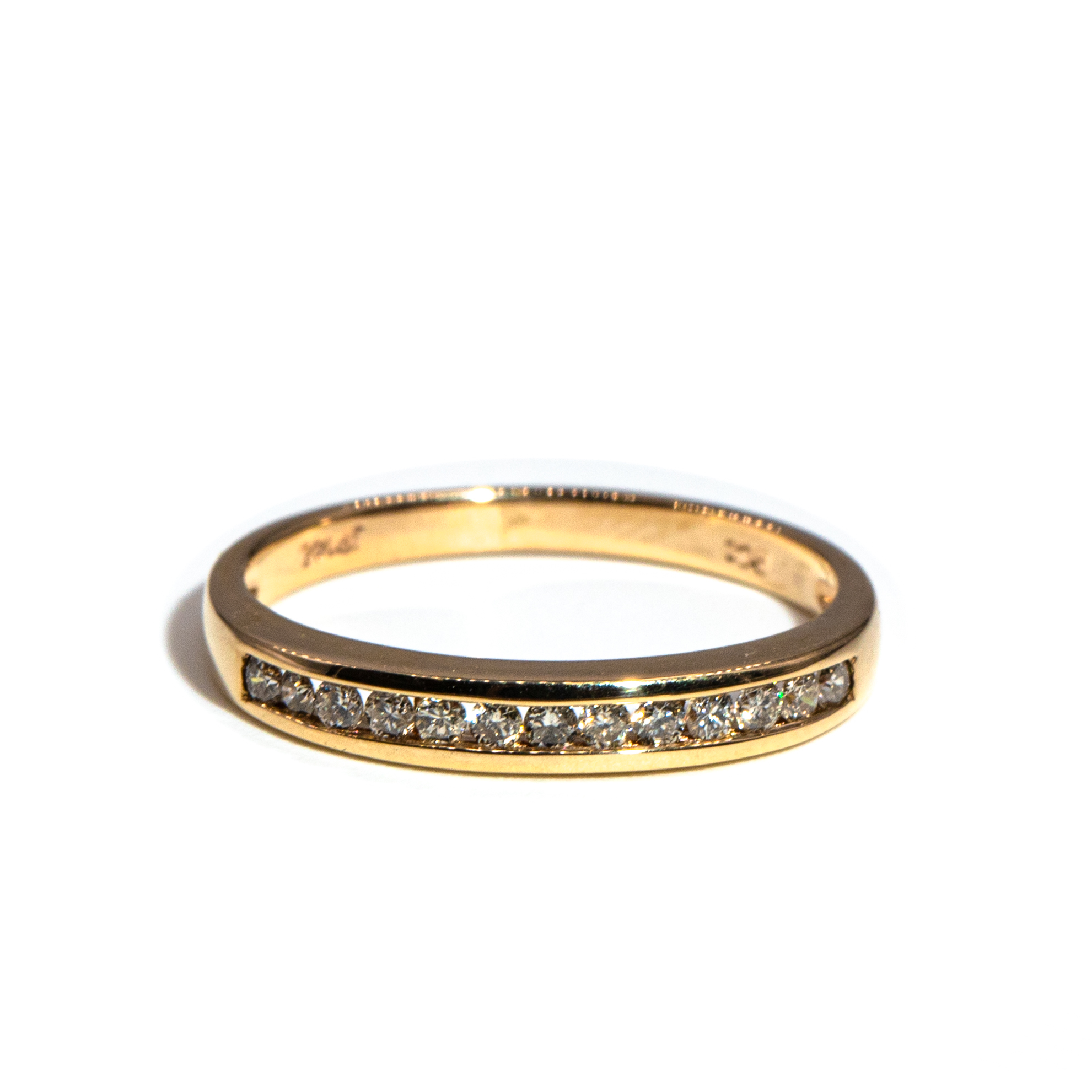 0.20 Carat Diamond 9ct Gold Band,