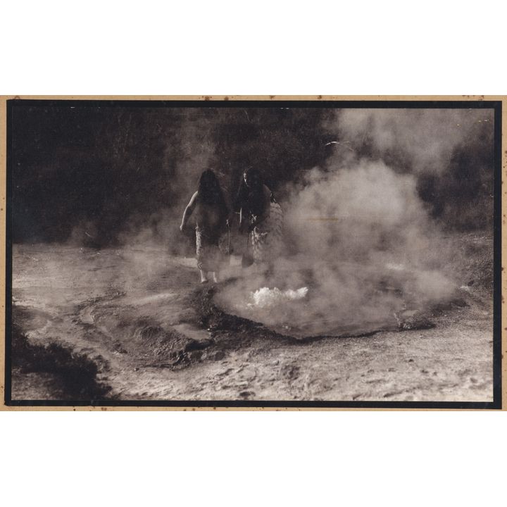 C. Troughton Clark 'Cooking, Whakarewarewa'