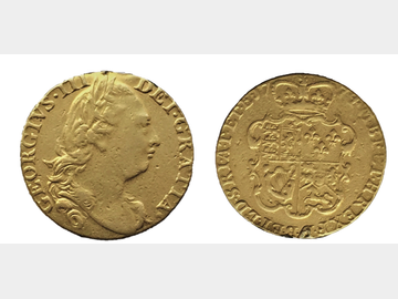 1774 KING GEORGE III GOLD GUINEA