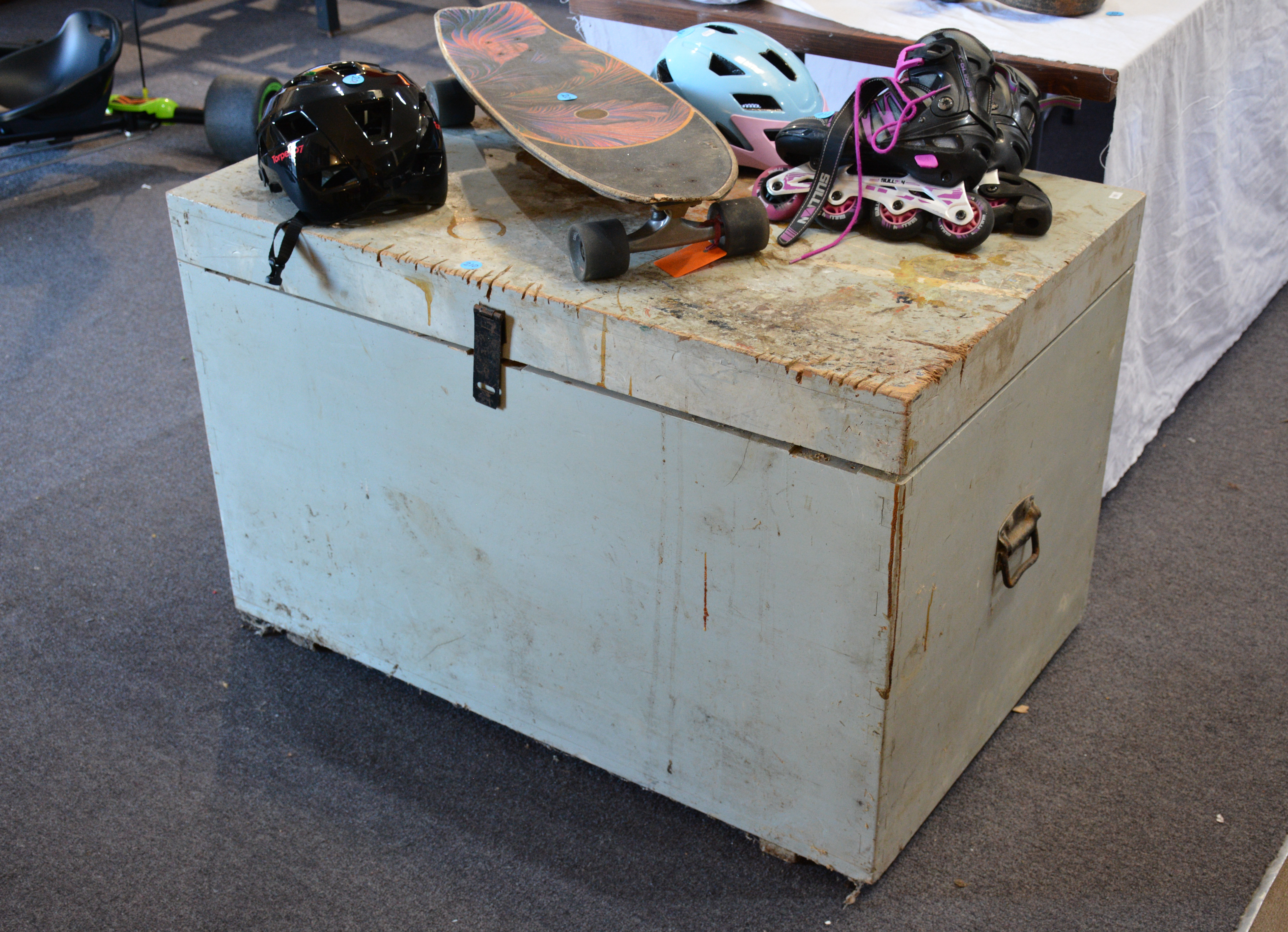 Large Wooden Trunk — NZ auction result