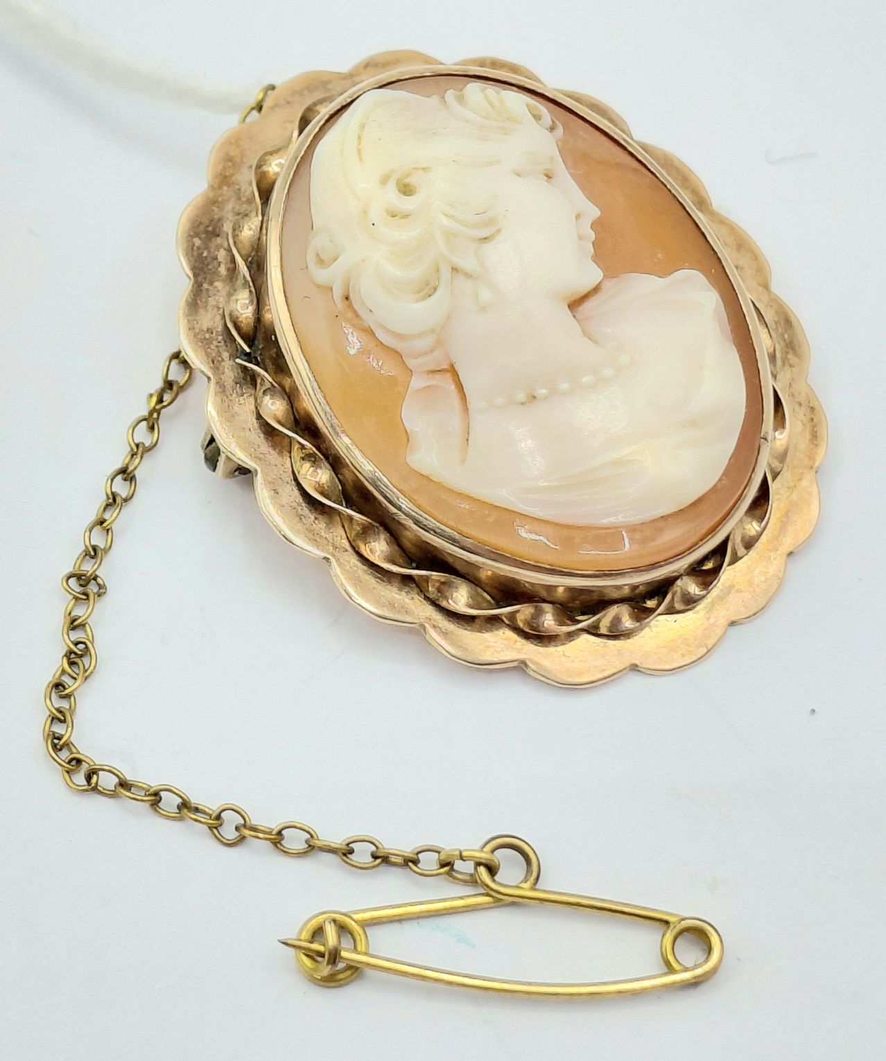 9ct Antique Cameo Brooch