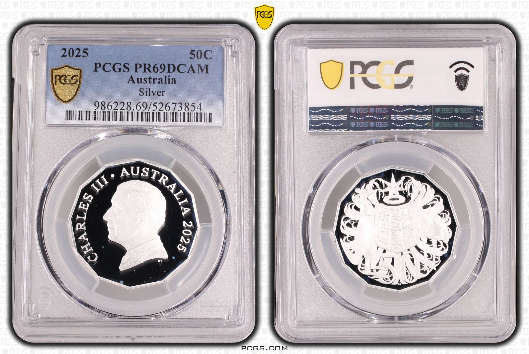 Silver, Fifty Cent, 2025, PCGS PR69DCAM