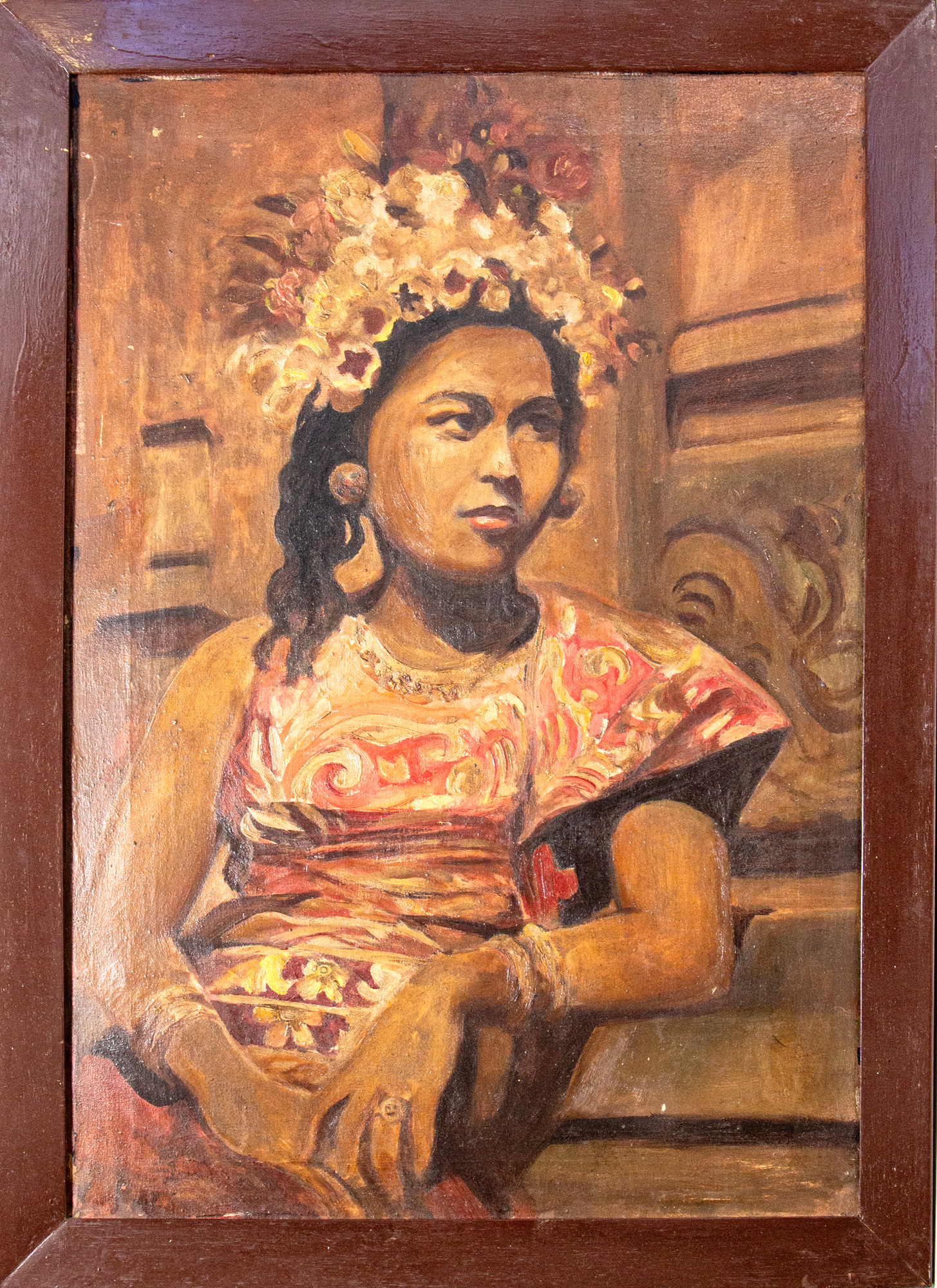 South East Asia, Unknown, 'Woman Smiling',