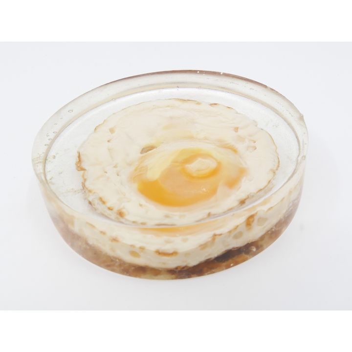Maayan Haim 'Sunny-Side-Up' Egg Sculpture, 2022