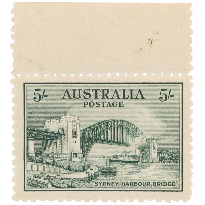 Sydney Harbour Bridge, Five Shillings, 1932,