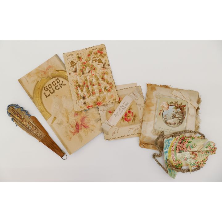 Box Antique Christmas Decorations Etc