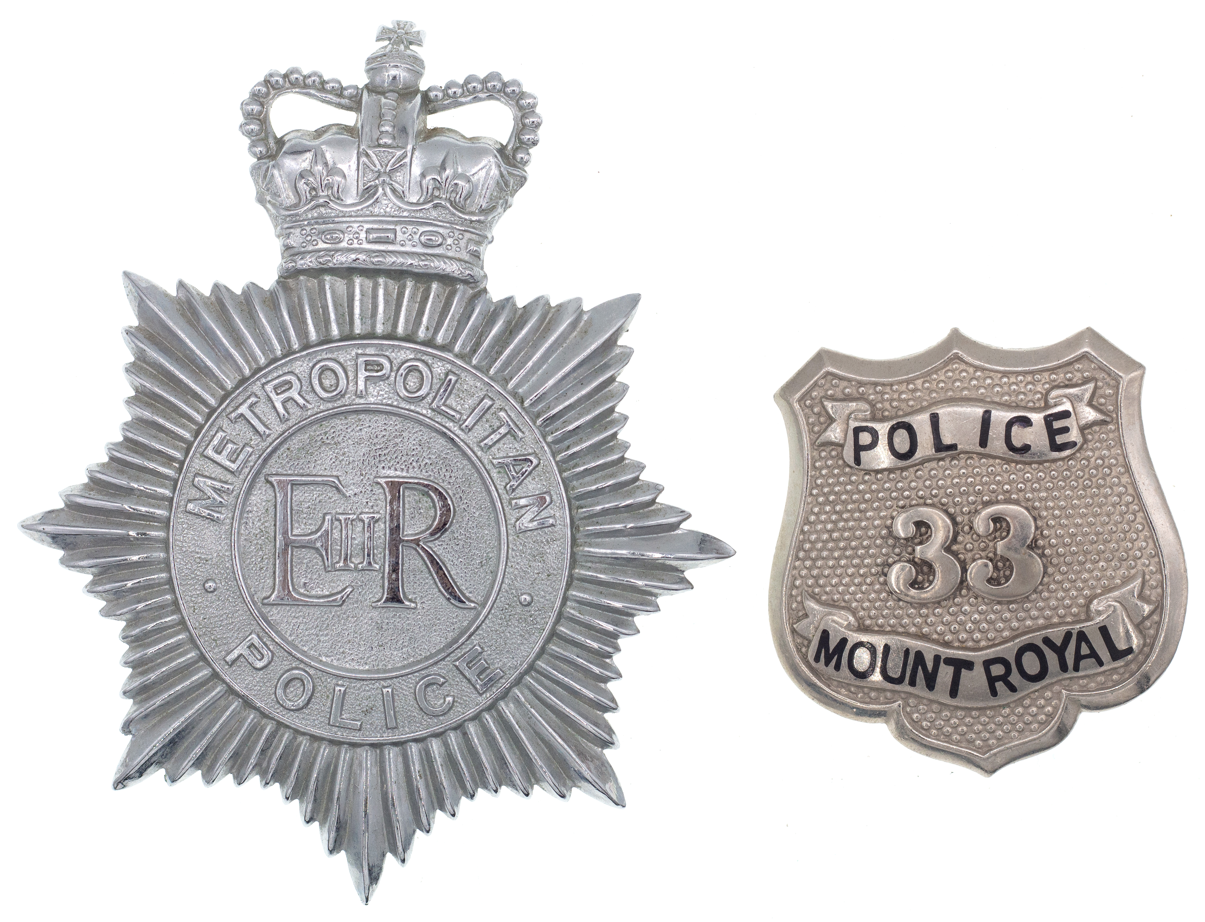 Canada, Montreal, Police Badge, 1950s, EF