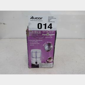 ELECTRIC STAINLESS STEEL COFFEE BEAN/NUT/SPICE GRINDERS - ( NO LID )