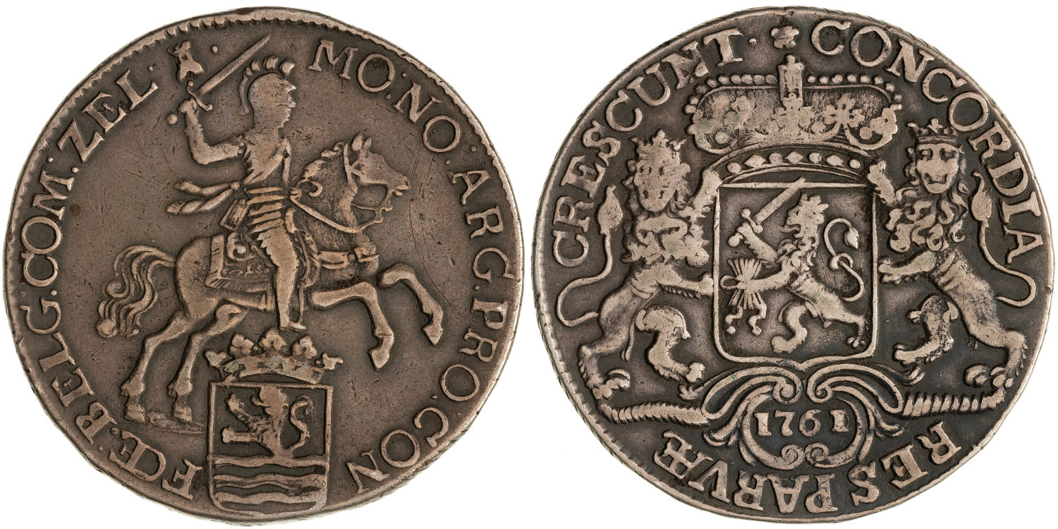 Netherlands, Zeeland, Ducton, 1761, Fine