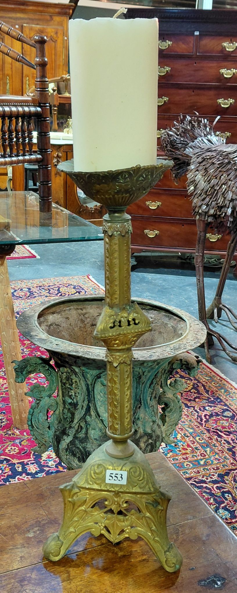 553 · ECCLESIASTICAL CANDLESTICK