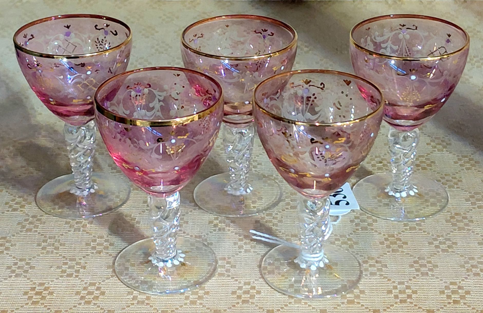 536 · VENEZIA MURANO LIMONCELLO STEMS