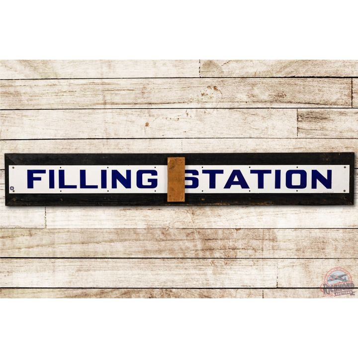 6' Gulf Filling Station Porcelain Sign TAC 9