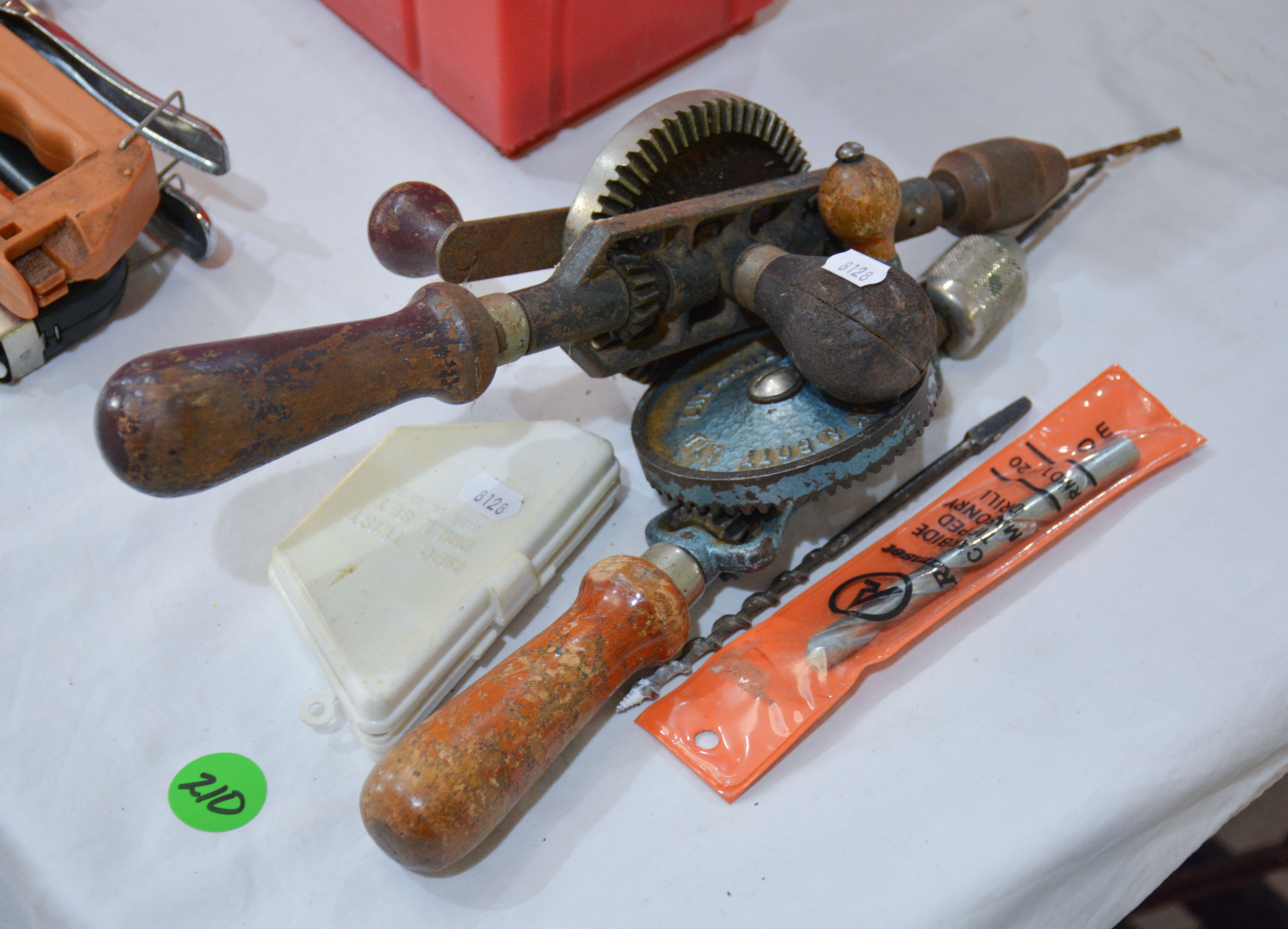 Hand Drills x 2 and Bits — sold at auction in New Zealand for $10