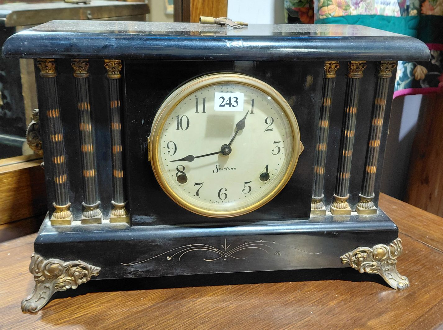 243 · SESSIONS MANTLE CLOCK