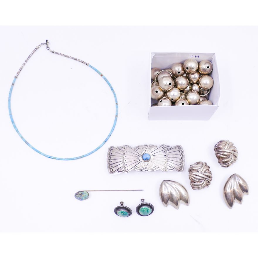 2 Boxes SW Sterling Jewelry & Beads
